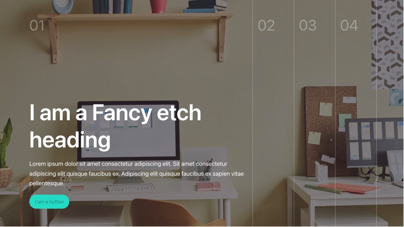 Hover hero accordion